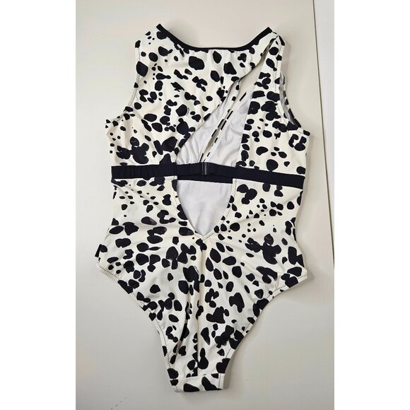 SHAN Black and White One Piece Swimsuit - Picture 4 of 12